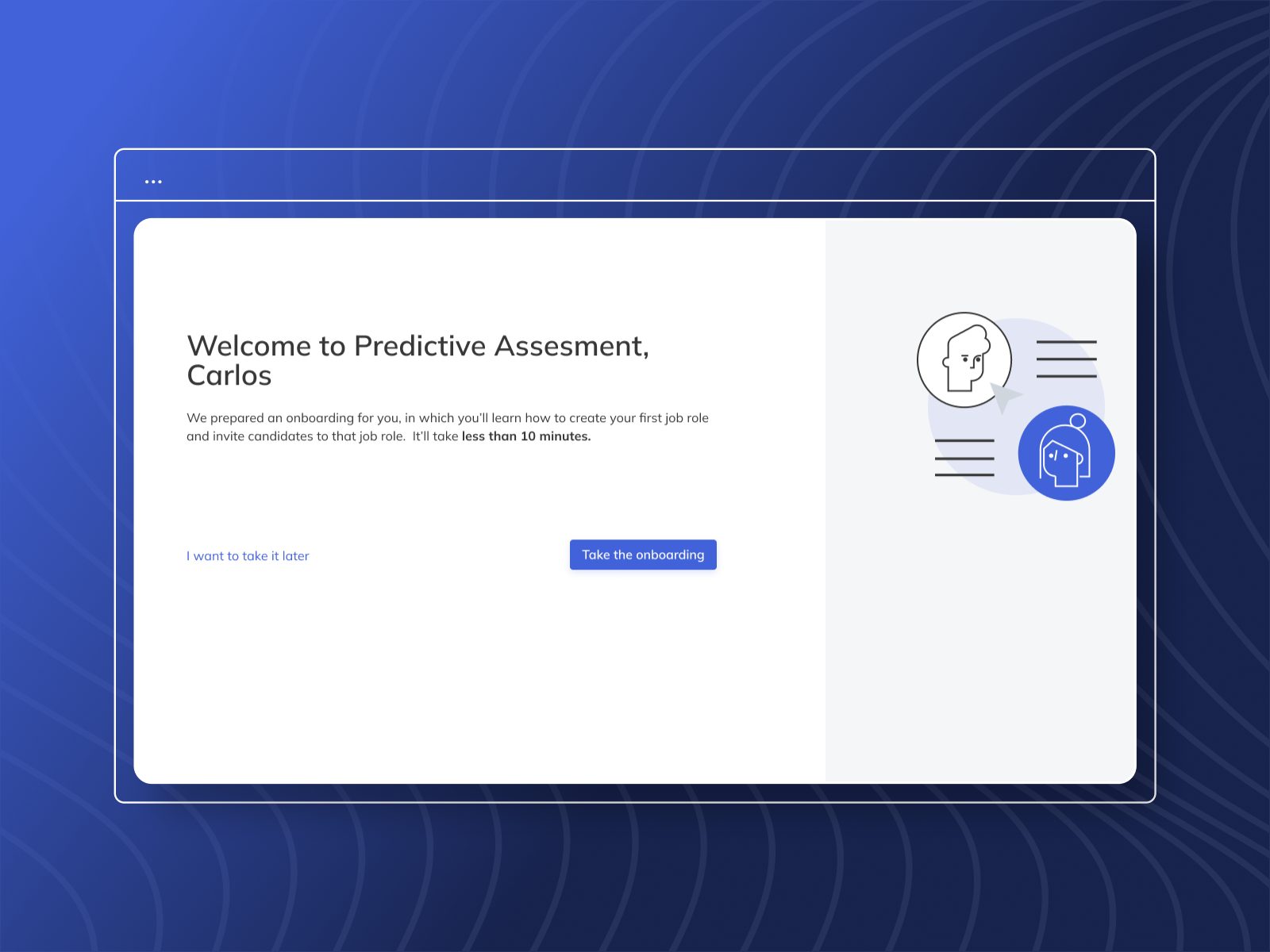 BlueOptima predictive assessment project