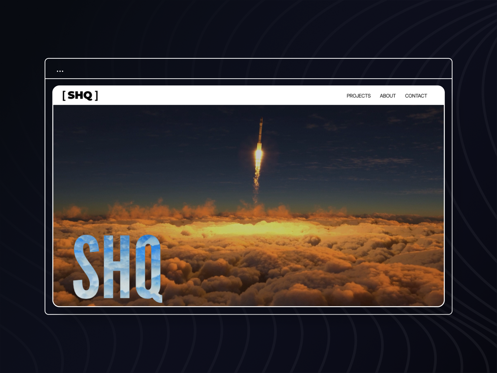 SHQ Creative Framer website project